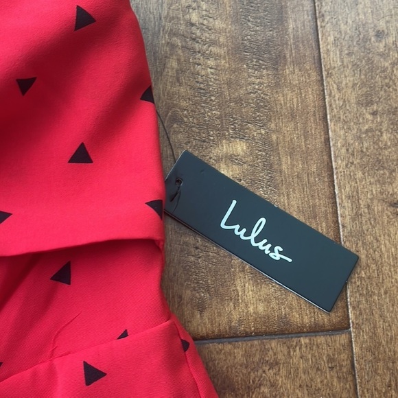 Lulus Nectar Red Print Strapless Tie-Front
Jumpsuit Size M - Picture 15 of 15